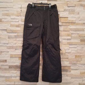 North Face Womens Snow Ski Pants Black Small Bibs Snowboard Winter Snowsuit Bib